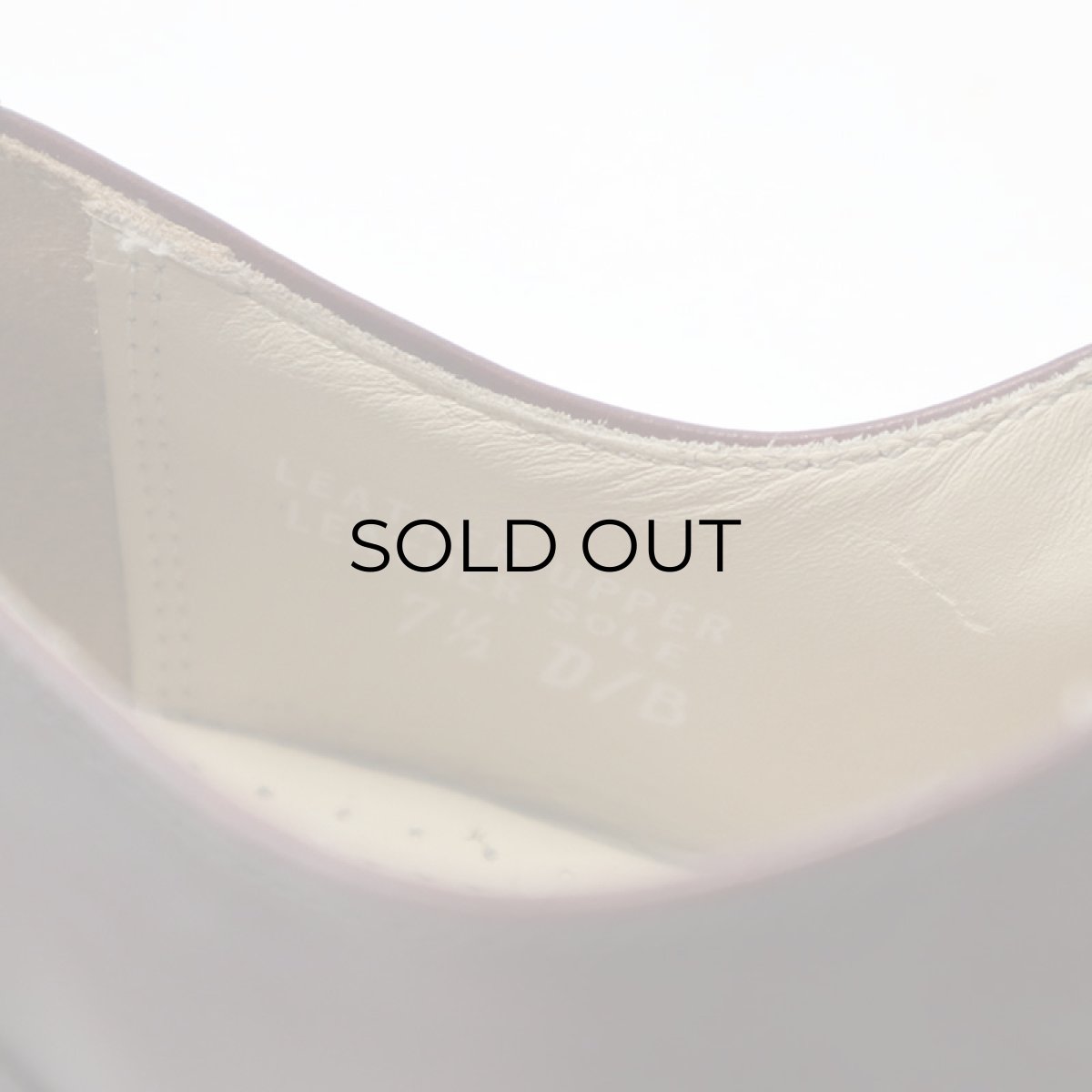 画像12: BOSTONIAN "IMPRESSION" LEATHER STRAIGHT TIP DRESS SHOES "MADE IN USA"【size : 7 1/2 D】 (12)