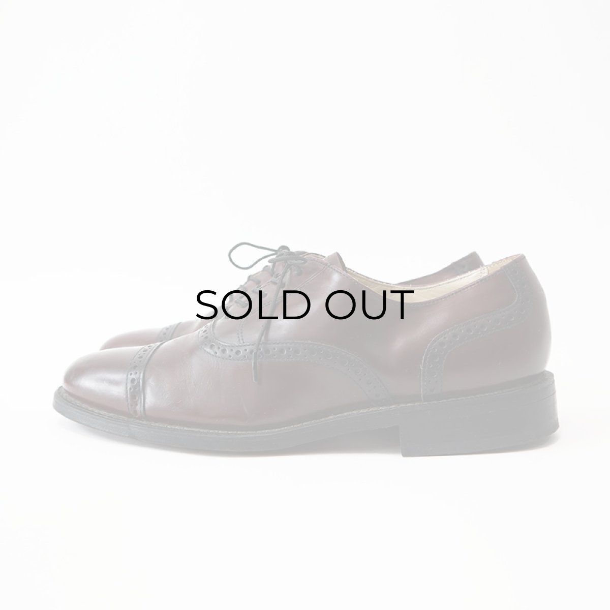 画像2: BOSTONIAN "IMPRESSION" LEATHER STRAIGHT TIP DRESS SHOES "MADE IN USA"【size : 7 1/2 D】 (2)