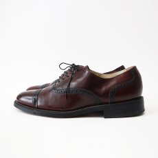 画像2: BOSTONIAN "IMPRESSION" LEATHER STRAIGHT TIP DRESS SHOES "MADE IN USA"【size : 7 1/2 D】 (2)