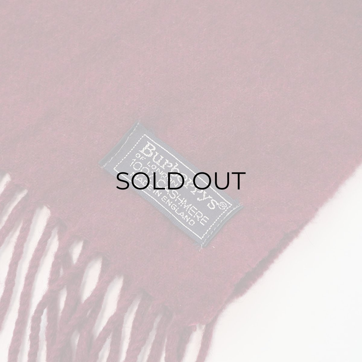 画像3: 〜80's Burberrys CASHMERE SCARF "MADE IN ENGLAND" (3)