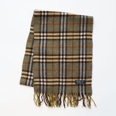 画像2: 〜80's Burberrys CASHMERE CHECK SCARF "MADE IN ENGLAND" (2)