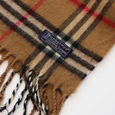 画像3: 〜80's Burberrys CASHMERE WOOL CHECK SCARF "MADE IN ENGLAND" (3)