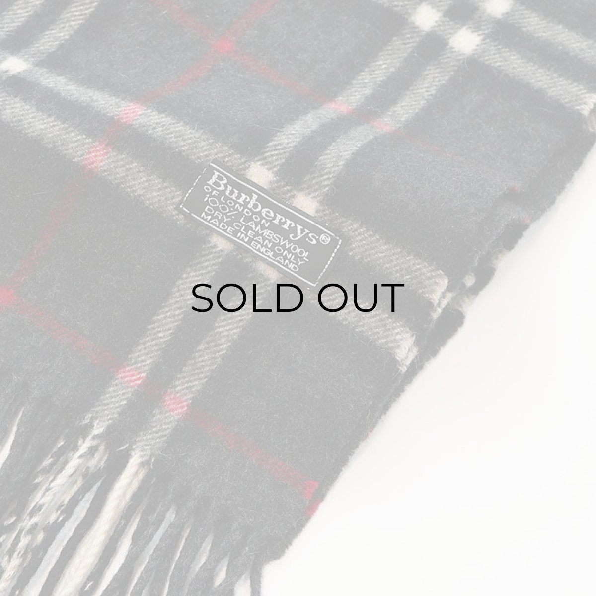 画像3: 〜80's Burberrys LAMBSWOOL CHECK SCARF "MADE IN ENGLAND" (3)
