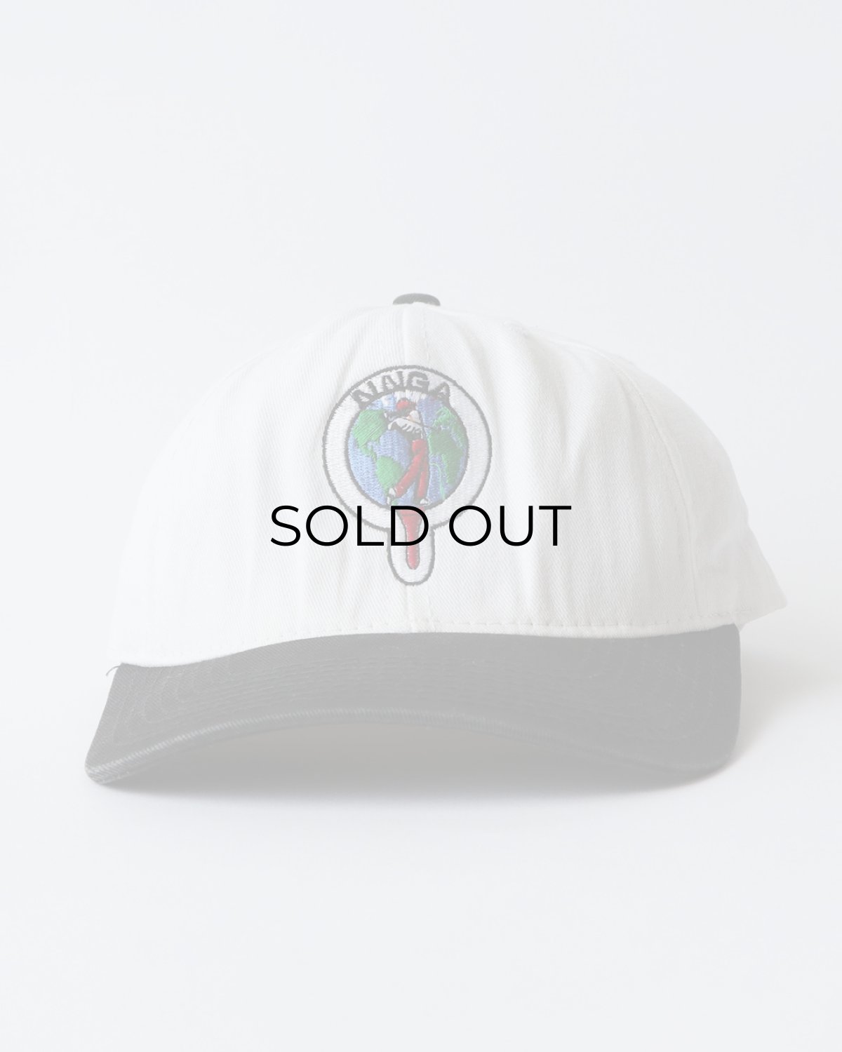 画像1: 〜00's AMERICAN DRY GOODS COTTON TWILL EMBROIDERED 6-PANEL CAP "NNGA" "MADE IN USA" (1)