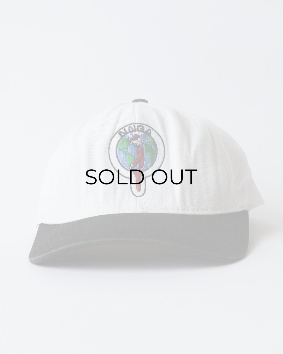 画像1: 〜00's AMERICAN DRY GOODS COTTON TWILL EMBROIDERED 6-PANEL CAP "NNGA" "MADE IN USA" (1)