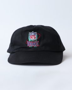 画像1: UNKNOWN BRAND COTTON TWILL EMBROIDERED 6-PANEL CAP "NFL TICKET" (1)