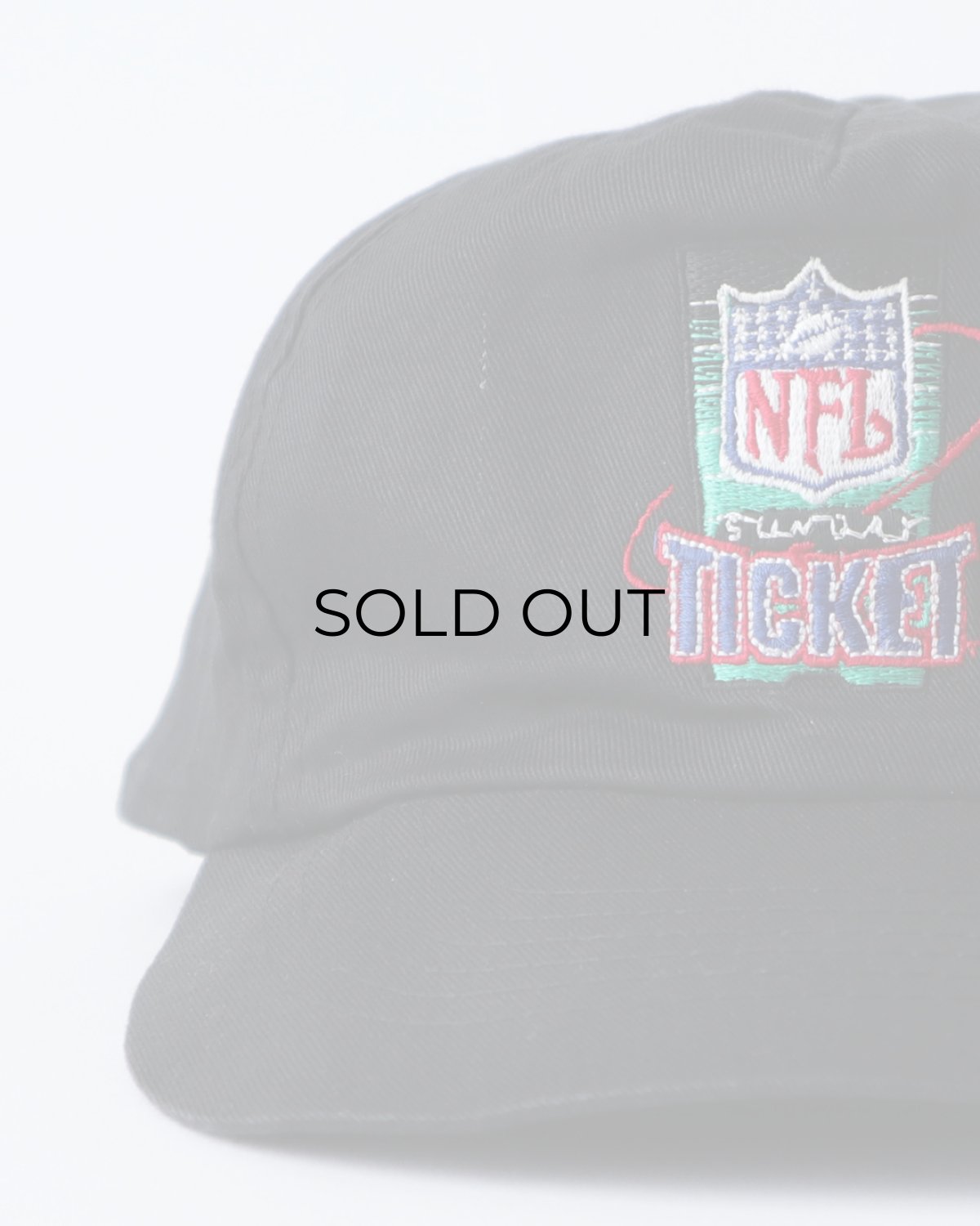 画像5: UNKNOWN BRAND COTTON TWILL EMBROIDERED 6-PANEL CAP "NFL TICKET" (5)