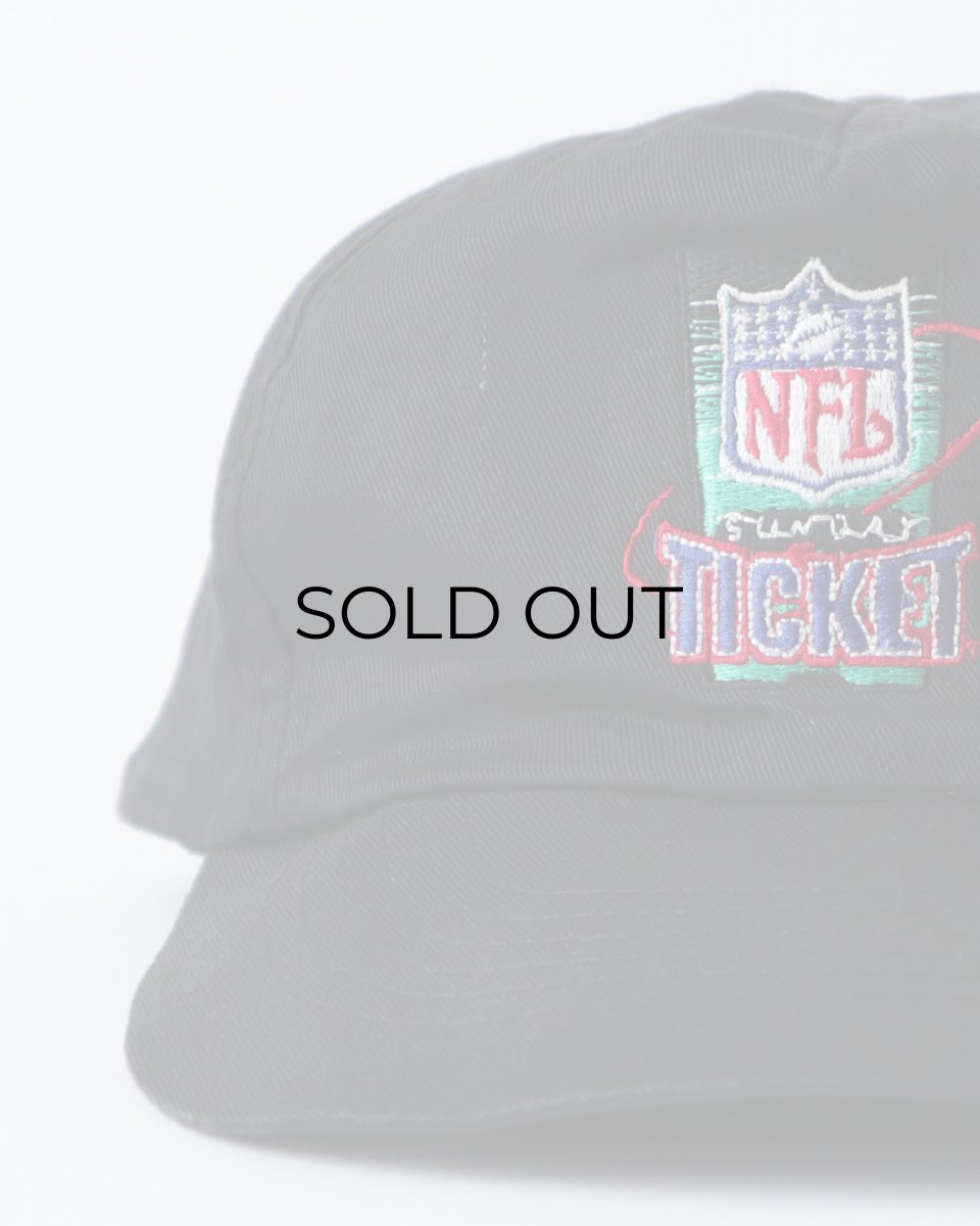 画像5: UNKNOWN BRAND COTTON TWILL EMBROIDERED 6-PANEL CAP "NFL TICKET" (5)