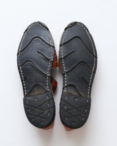 画像4: OLD UNKNOWN BRAND LEATHER GURKHA SANDALS 【size : 26cm程度】 (4)