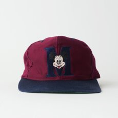 画像1: 90's GOOFYS HAT CO. COTTON TWILL "MICKEY" EMBROIDERED 2-TONE 6-PANEL CAP (1)