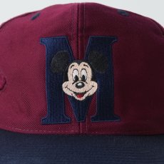 画像5: 90's GOOFYS HAT CO. COTTON TWILL "MICKEY" EMBROIDERED 2-TONE 6-PANEL CAP (5)