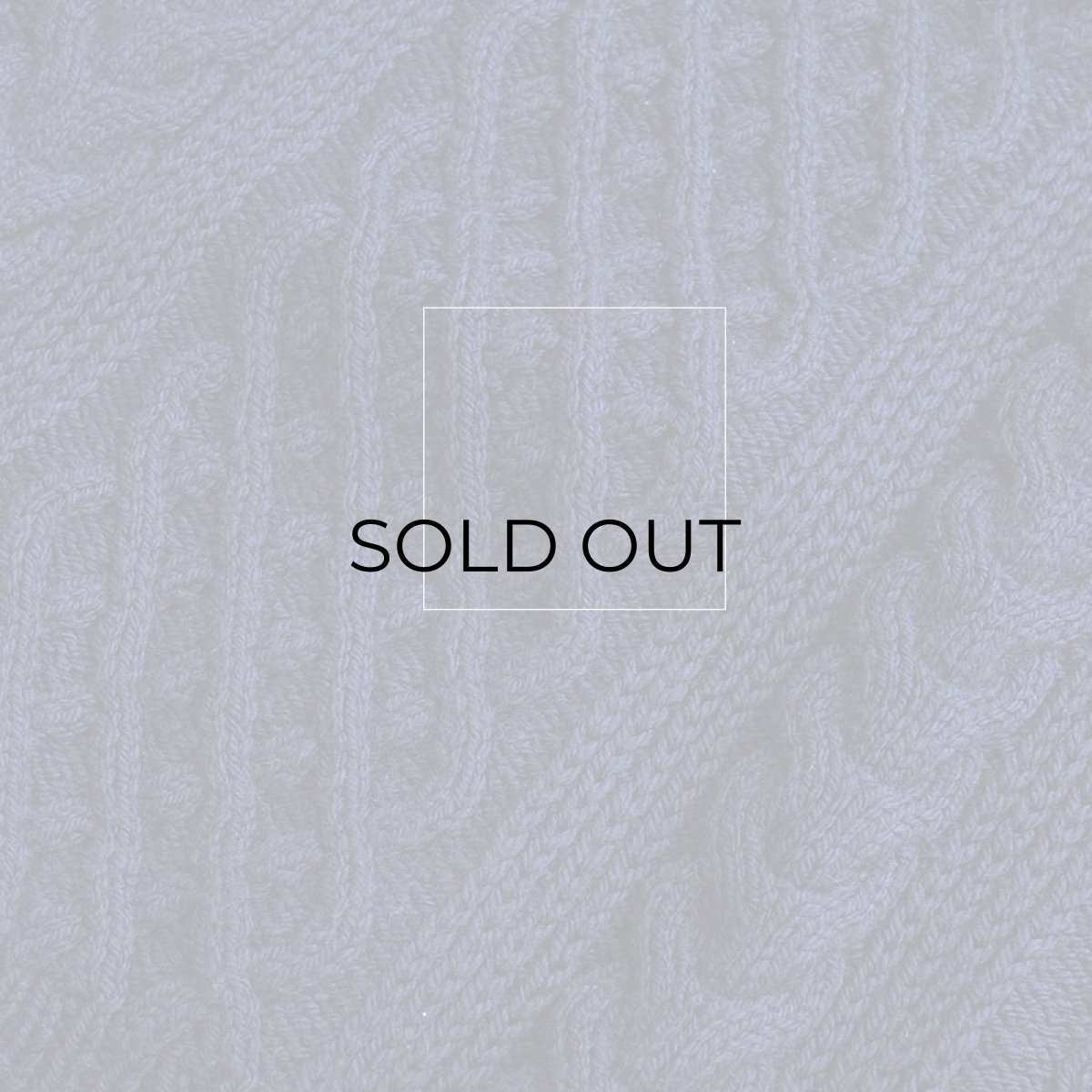 画像6: OLD UNKNOWN BRAND NAVY WOOL HAND KNIT FISHERMAN'S SWEATER (6)