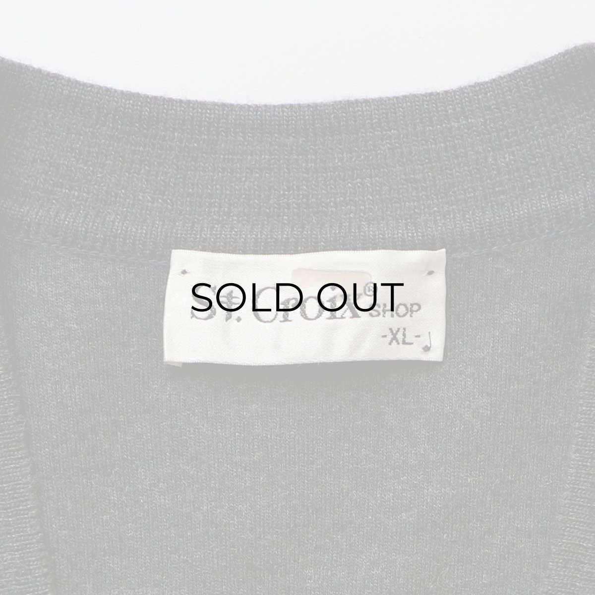 画像7: St. Croix SHOP WOOL HIGH GAUGE KNIT CARDIGAN "MADE IN USA" (7)