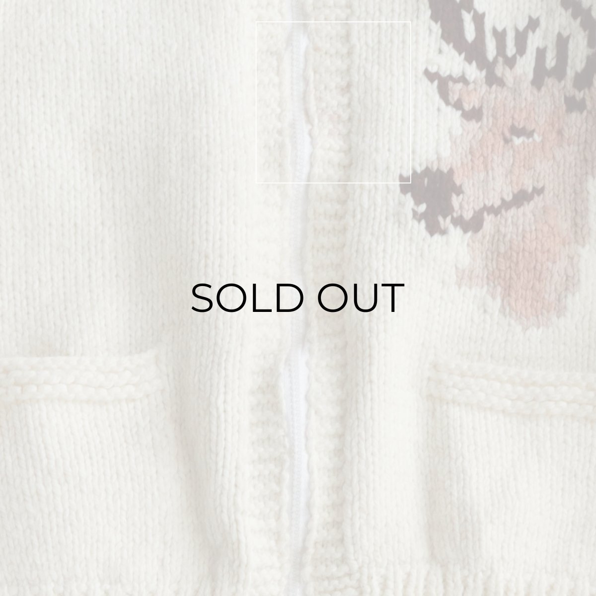 画像9: 〜80's UNKNOWN BRAND WOOL HAND KNIT COWICHAN ZIP CARDIGAN (9)