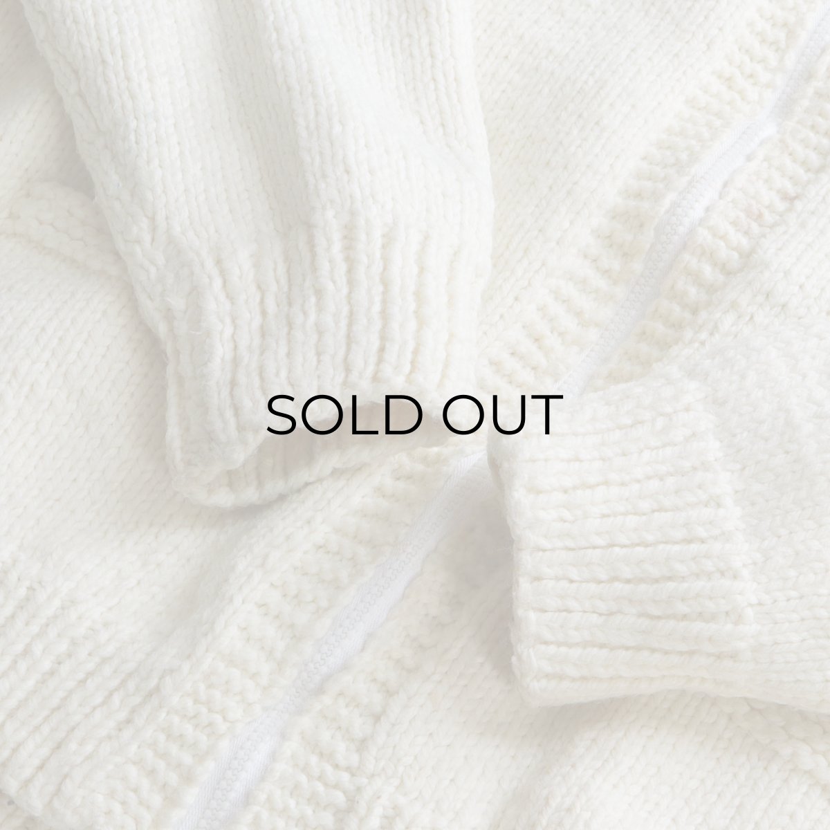 画像13: 〜80's UNKNOWN BRAND WOOL HAND KNIT COWICHAN ZIP CARDIGAN (13)