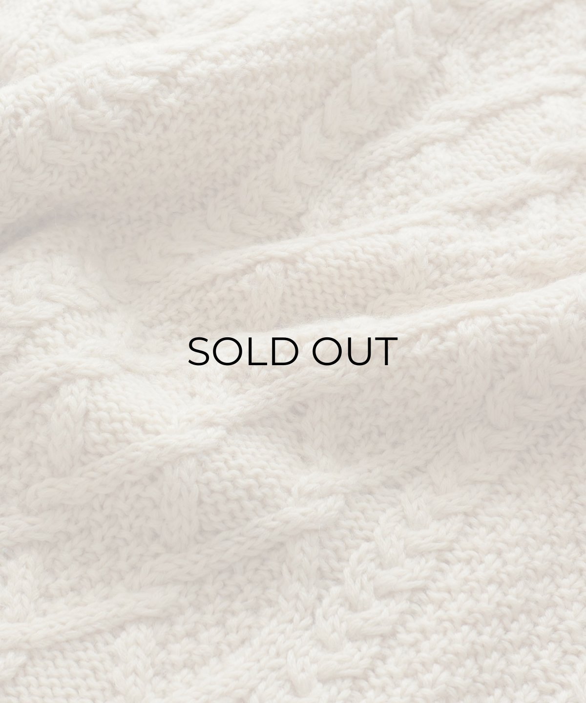 画像5: OLD UNKNOWN BRAND WOOL HAND KNIT FISHERMAN'S SWEATER (5)