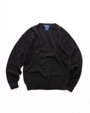 画像1: PENDLETON SHETLAND WOOL KNIT CREW NECK SWEATER (1)