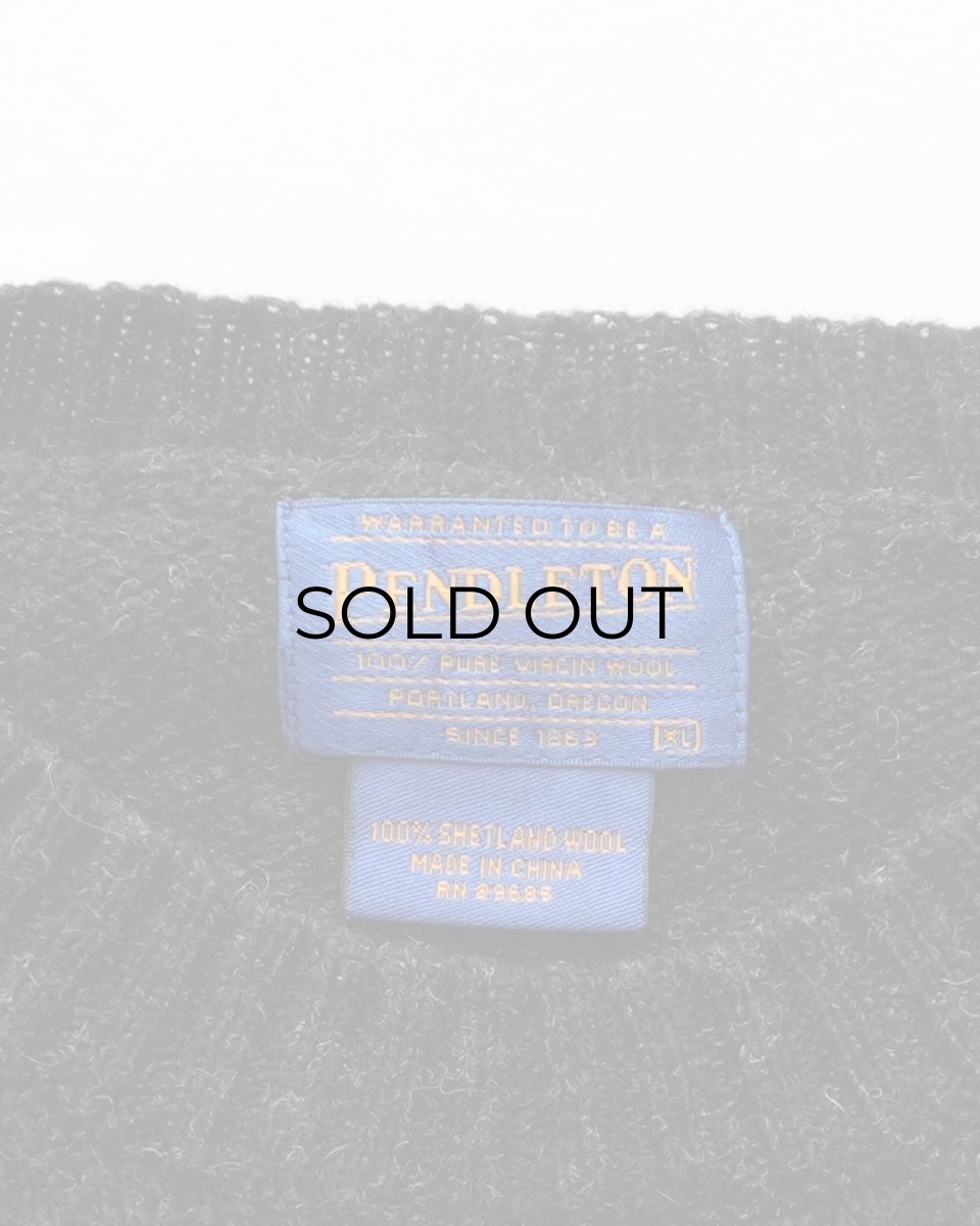 画像6: PENDLETON SHETLAND WOOL KNIT CREW NECK SWEATER (6)