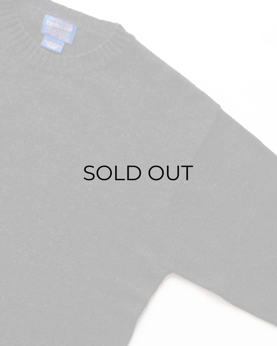 画像3: PENDLETON SHETLAND WOOL KNIT CREW NECK SWEATER (3)