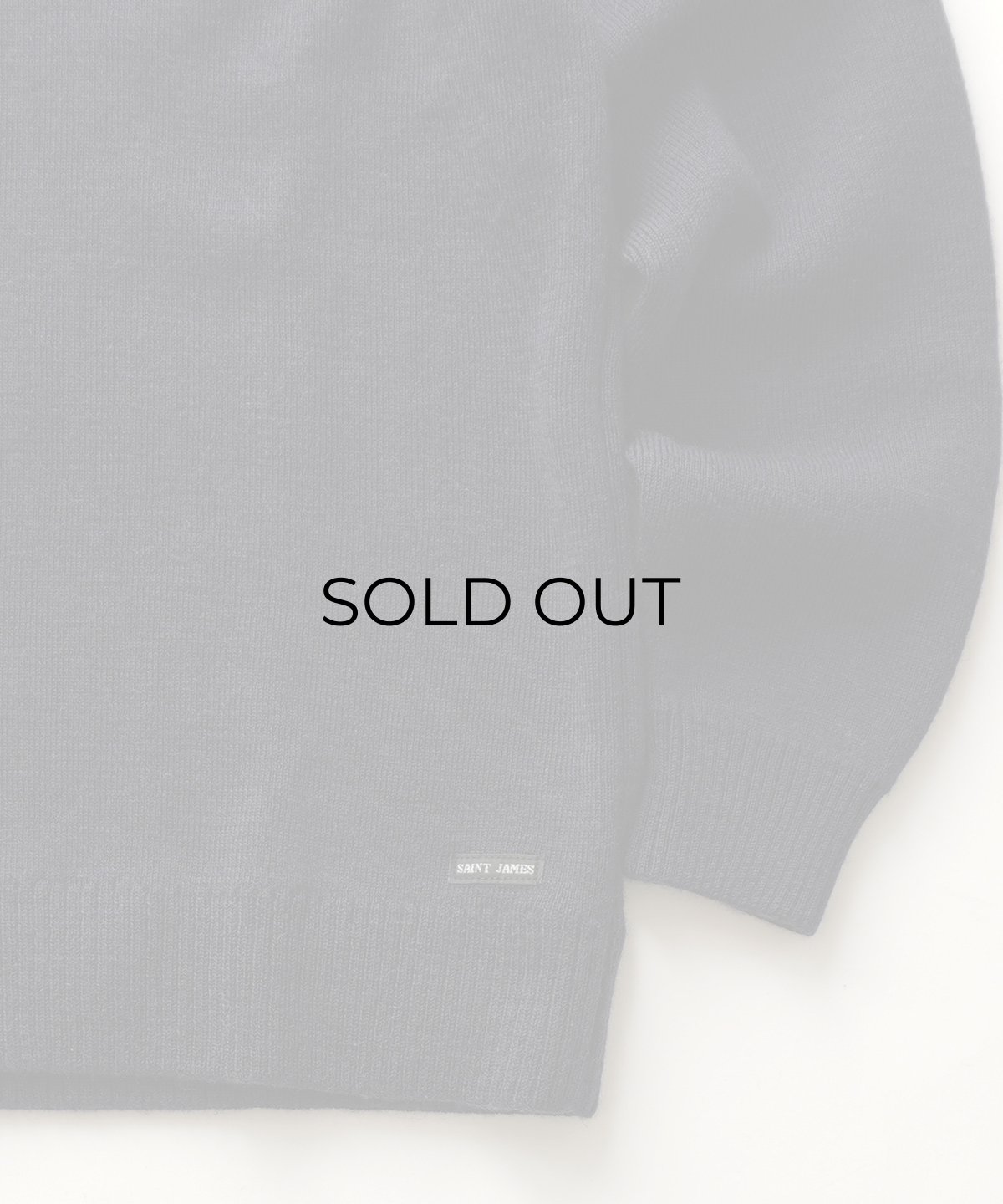 画像4: SAINT JAMES "CANCALE" WOOL KNIT MARINE SWEATER "MADE IN FRANCE" (4)