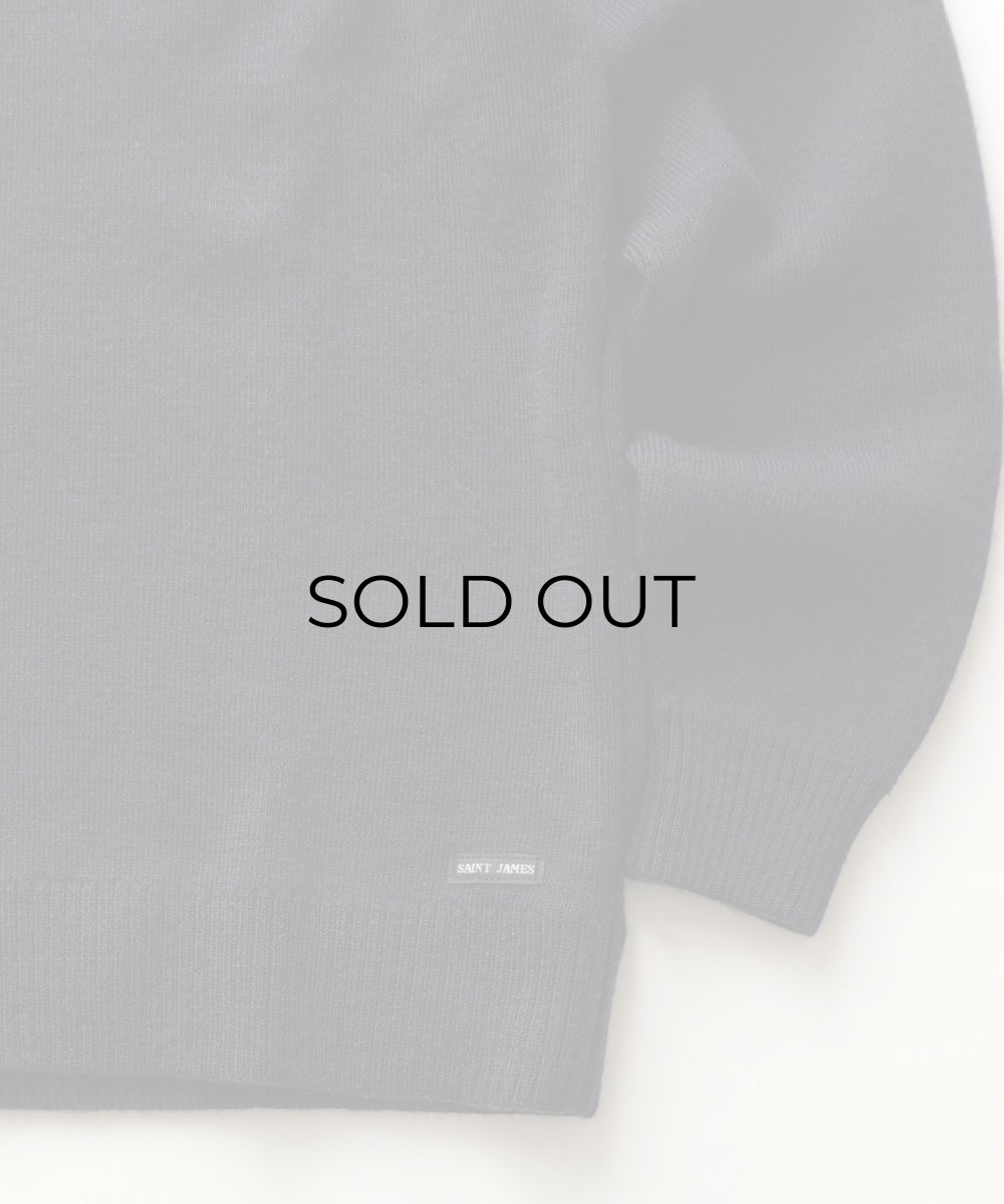 画像4: SAINT JAMES "CANCALE" WOOL KNIT MARINE SWEATER "MADE IN FRANCE" (4)