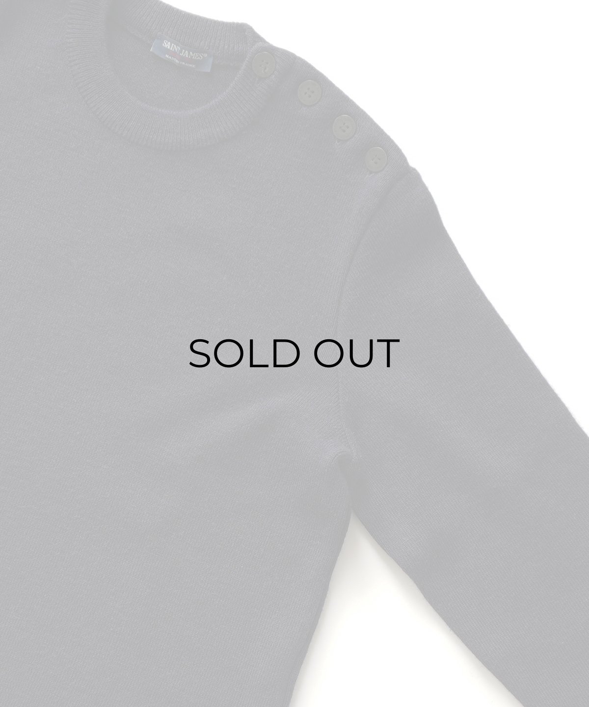 画像3: SAINT JAMES "CANCALE" WOOL KNIT MARINE SWEATER "MADE IN FRANCE" (3)