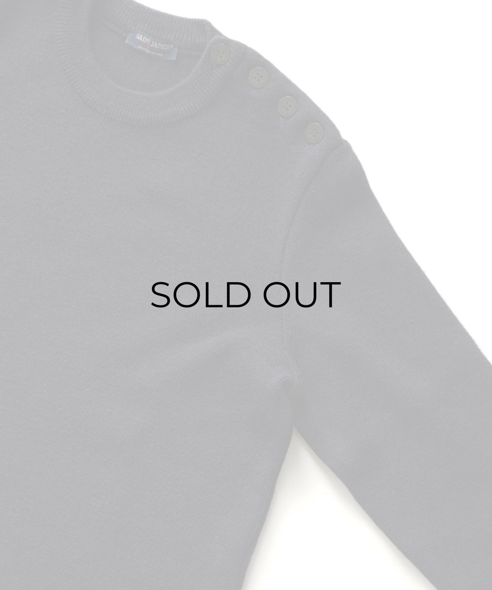 画像3: SAINT JAMES "CANCALE" WOOL KNIT MARINE SWEATER "MADE IN FRANCE" (3)