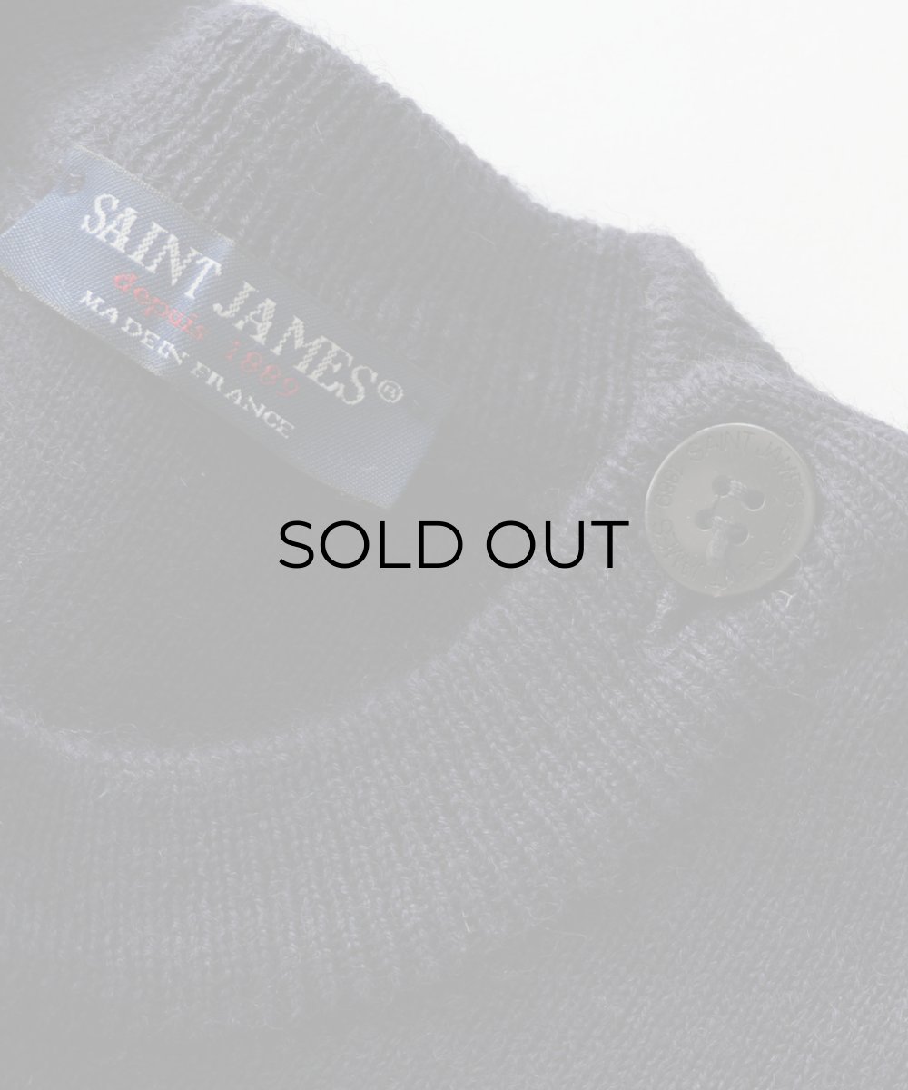 画像6: SAINT JAMES "CANCALE" WOOL KNIT MARINE SWEATER "MADE IN FRANCE" (6)
