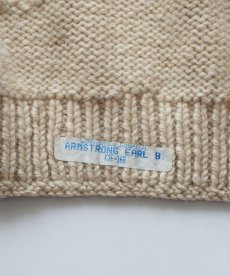 画像8: 〜80's UNKNOWN BRAND WOOL HAND KNIT ZIP COWICHAN CARDIGAN "DOG SLED" (8)