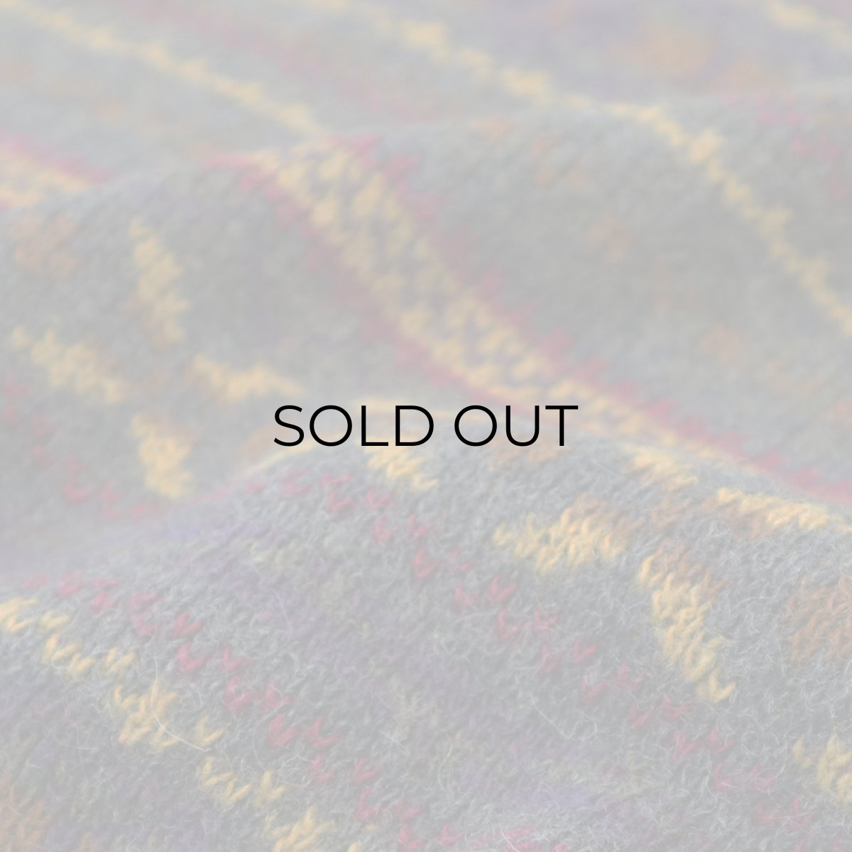 画像6: OLD UNKNOWN BRAND WOOL FAIR ISLE KNIT SWEATER "MADE IN FRANCE" (6)