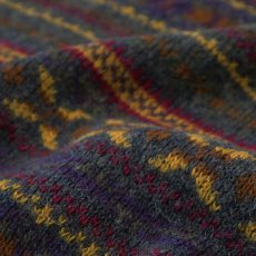 画像6: OLD UNKNOWN BRAND WOOL FAIR ISLE KNIT SWEATER "MADE IN FRANCE" (6)