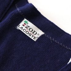 画像6: 〜80's IZOD LACOSTE ACRYLIC KNIT CARDIGAN "MADE IN USA" (6)