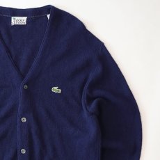 画像4: 〜80's IZOD LACOSTE ACRYLIC KNIT CARDIGAN "MADE IN USA" (4)