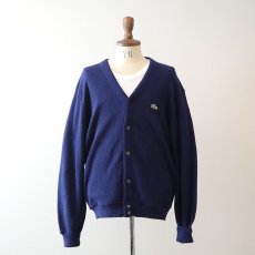 画像9: 〜80's IZOD LACOSTE ACRYLIC KNIT CARDIGAN "MADE IN USA" (9)