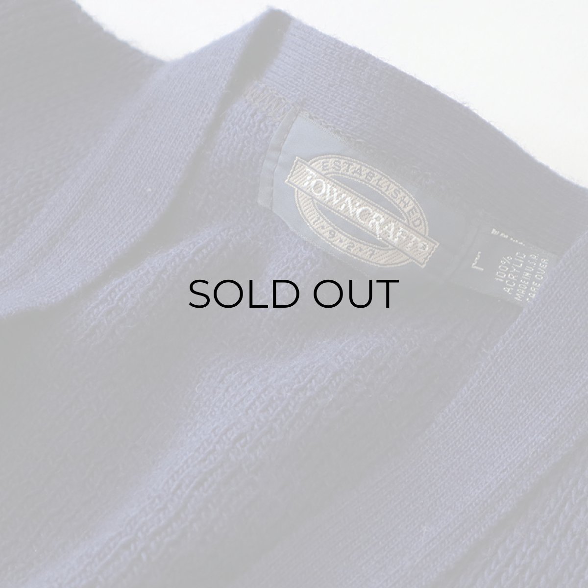 画像7: 80's TOWNCRAFT ACRYLIC KNIT CARDIGAN "MADE IN USA" (7)