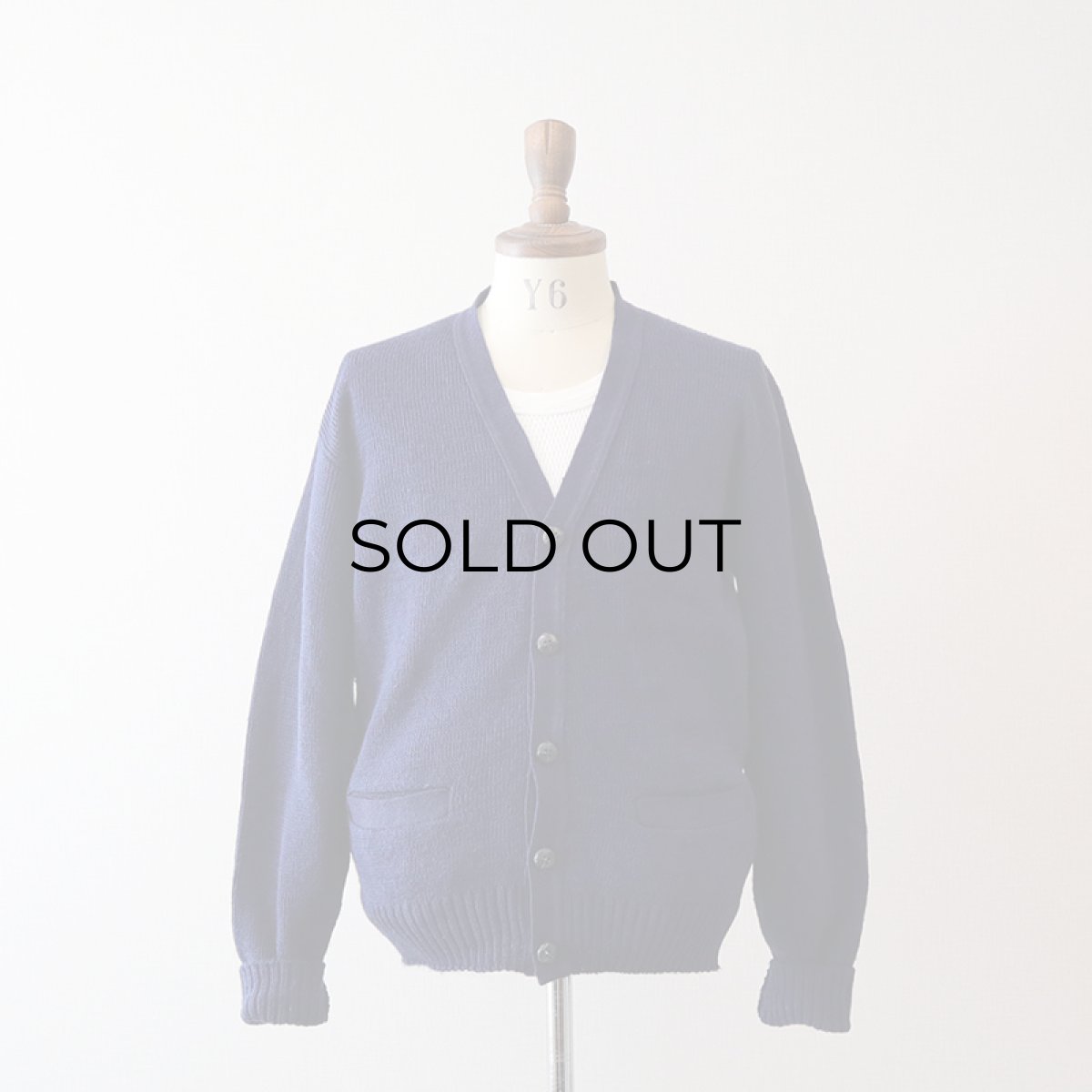 画像8: 80's TOWNCRAFT ACRYLIC KNIT CARDIGAN "MADE IN USA" (8)