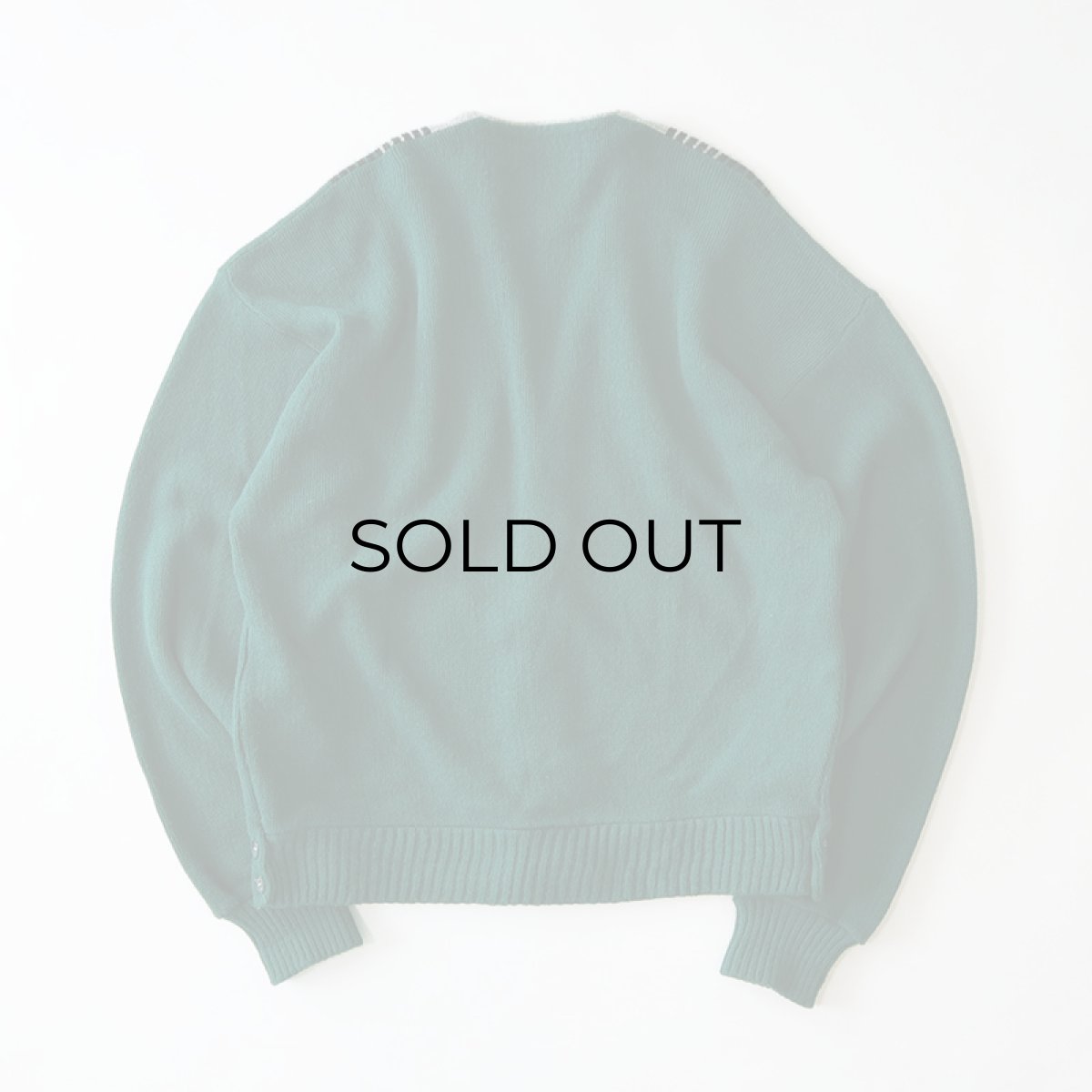 画像3: 60's UNKNOWN BRAND ACRYLIC KNIT STRIPE CARDIGAN (3)