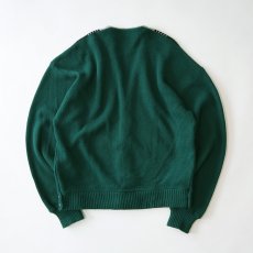 画像3: 60's UNKNOWN BRAND ACRYLIC KNIT STRIPE CARDIGAN (3)