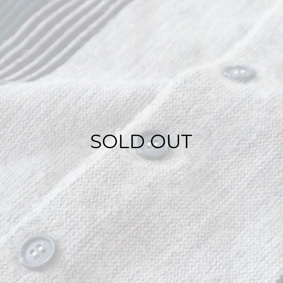 画像6: 60's UNKNOWN BRAND ACRYLIC KNIT STRIPE CARDIGAN (6)