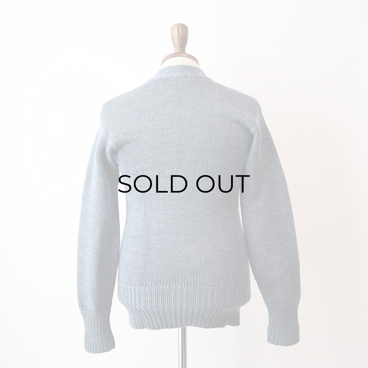 画像13: 〜30's Champion WOOL KNIT V NECK AWARD SWEATER (13)