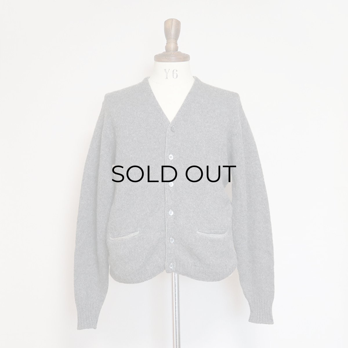 画像8: 〜60's McGREGOR SHETLAND WOOL MOHAIR KNIT CARDIGAN (8)