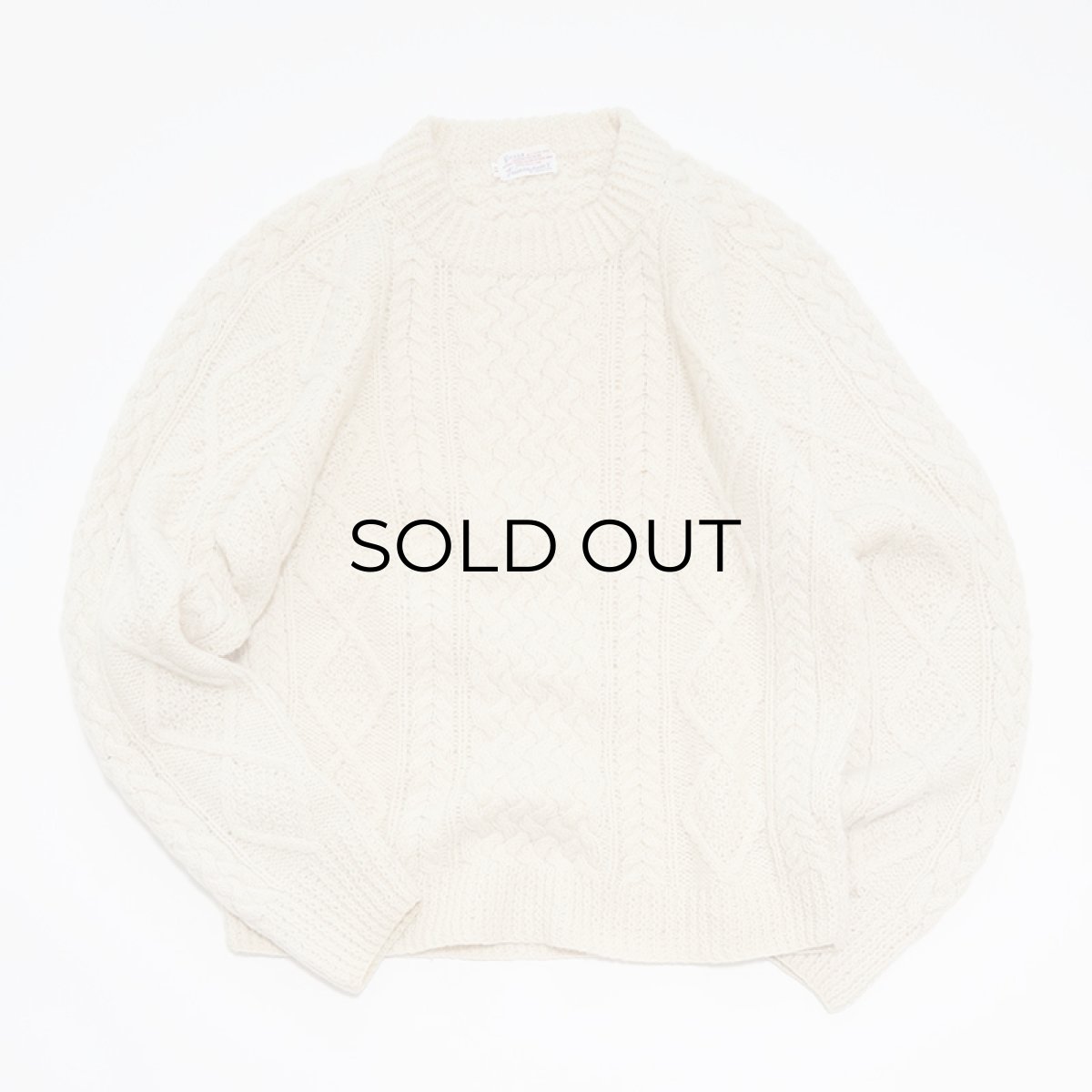 画像5: 〜80's Deans WOOL HAND KNIT FISHERMAN'S SWEATER (5)