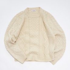 画像5: 〜80's Deans WOOL HAND KNIT FISHERMAN'S SWEATER (5)