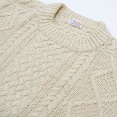 画像7: 〜80's Deans WOOL HAND KNIT FISHERMAN'S SWEATER (7)