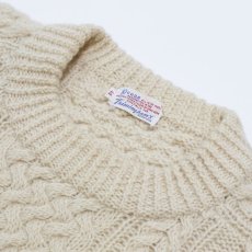 画像9: 〜80's Deans WOOL HAND KNIT FISHERMAN'S SWEATER (9)