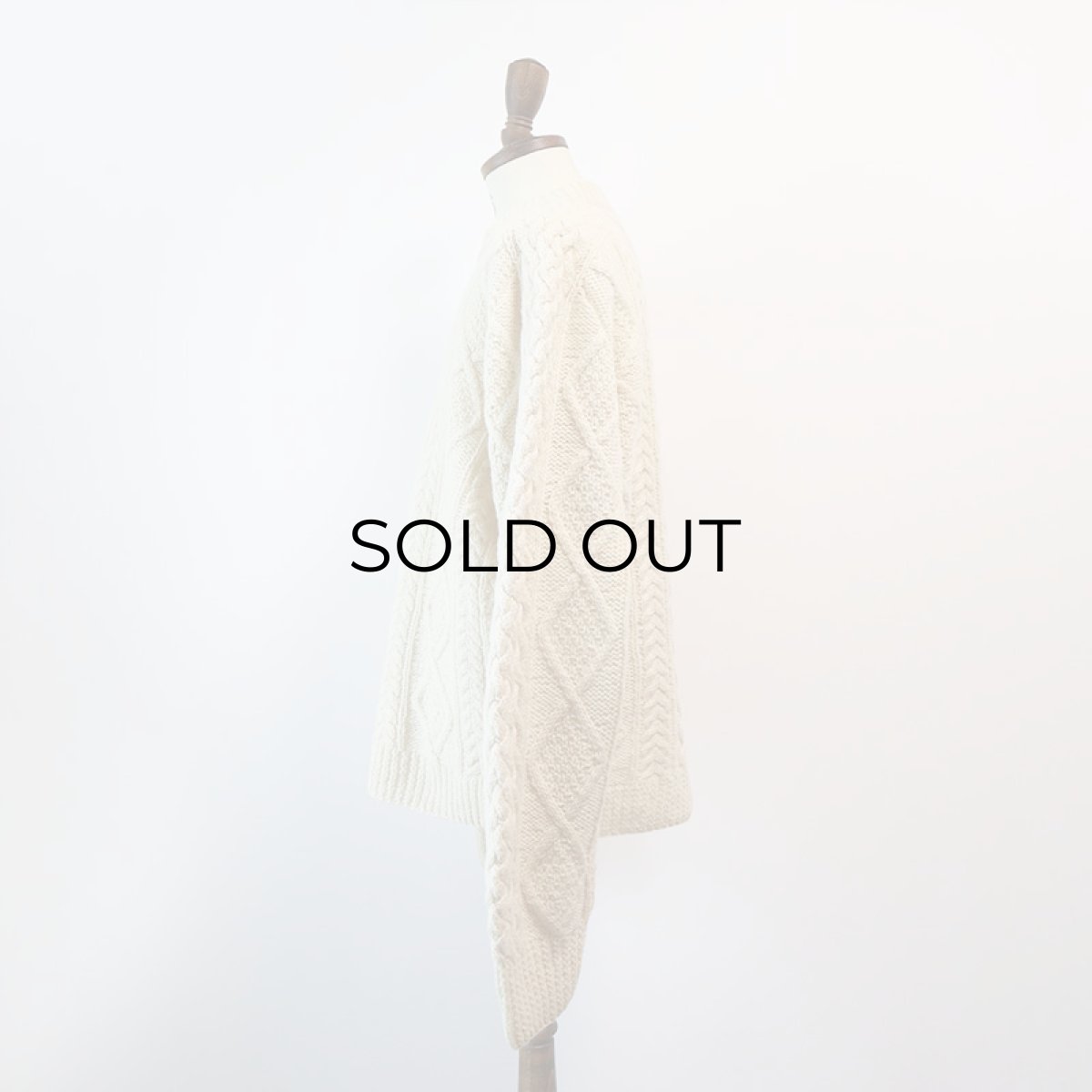 画像3: 〜80's Deans WOOL HAND KNIT FISHERMAN'S SWEATER (3)