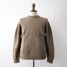 画像1: L.L. Bean LAMBS WOOL KNIT CREW NECK SWEATER (1)