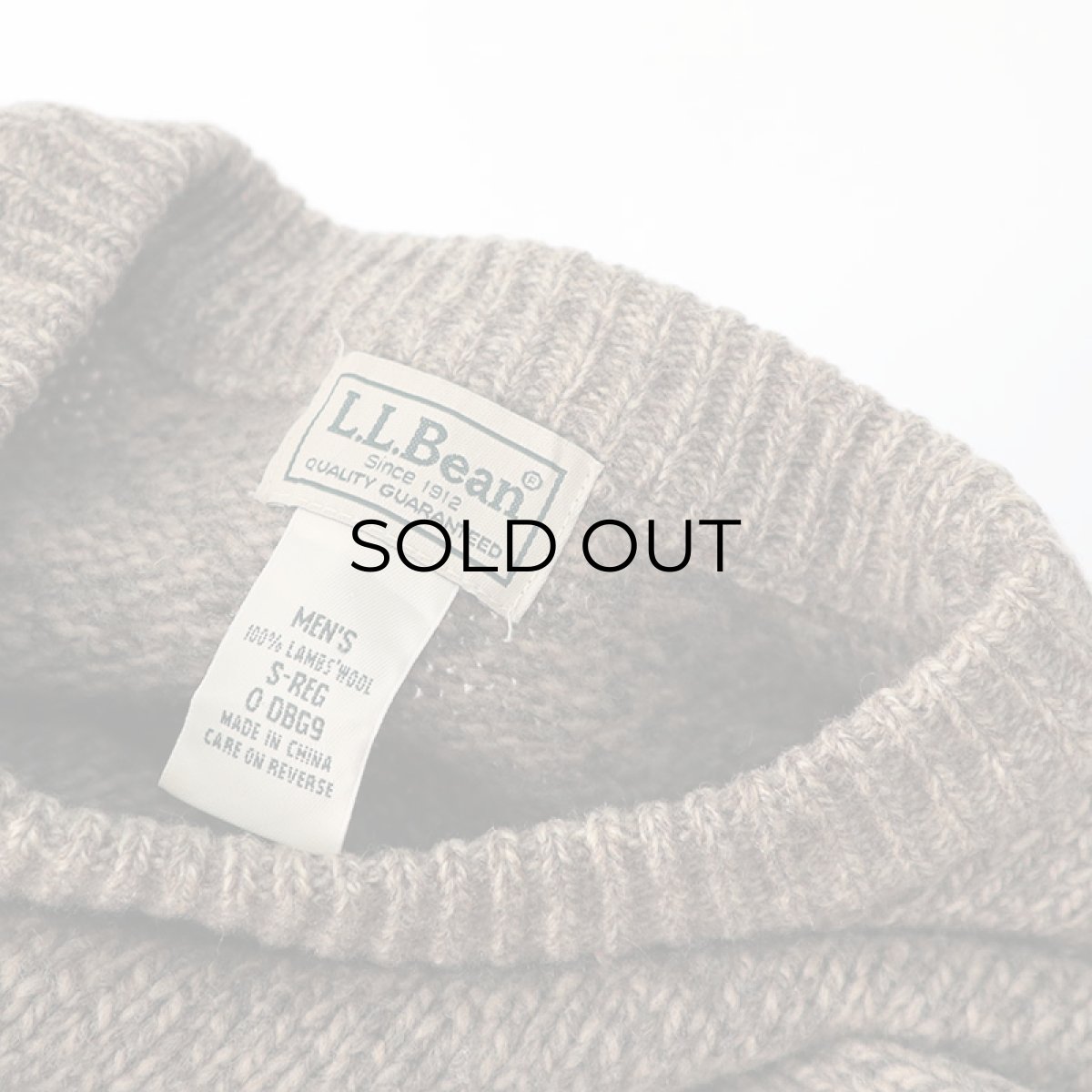 画像6: L.L. Bean LAMBS WOOL KNIT CREW NECK SWEATER (6)