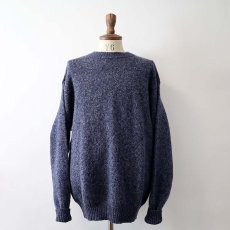 画像1: PENDLETON SHETLAND WOOL KNIT CREW NECK SWEATER (1)