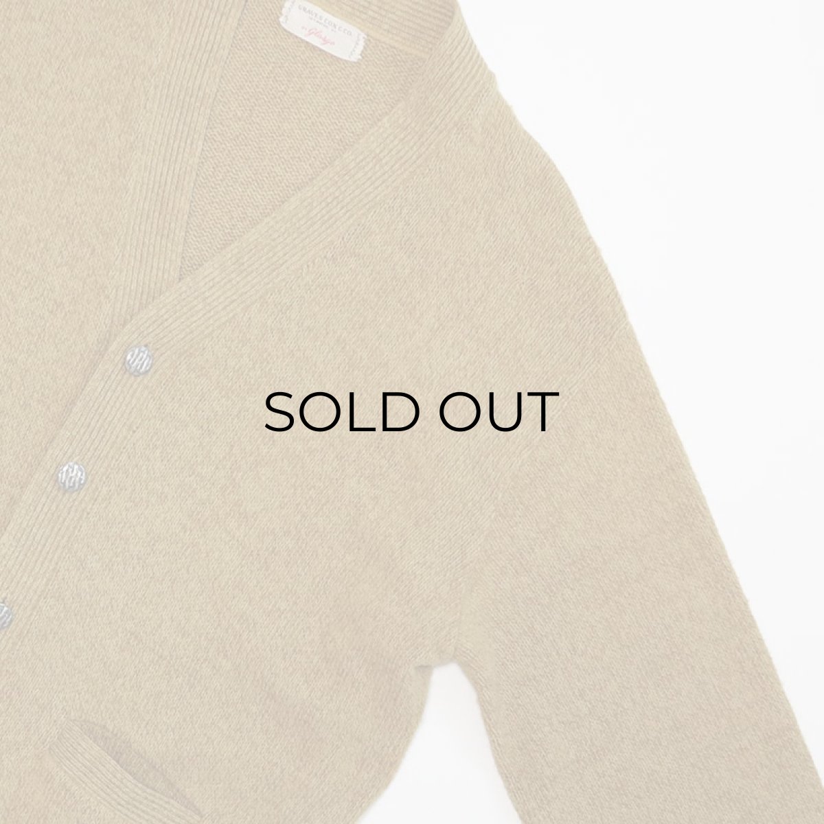 画像3: 60's GRAVES COX & CO. WOOL ACRYLIC MOHAIR KNIT CARDIGAN (3)